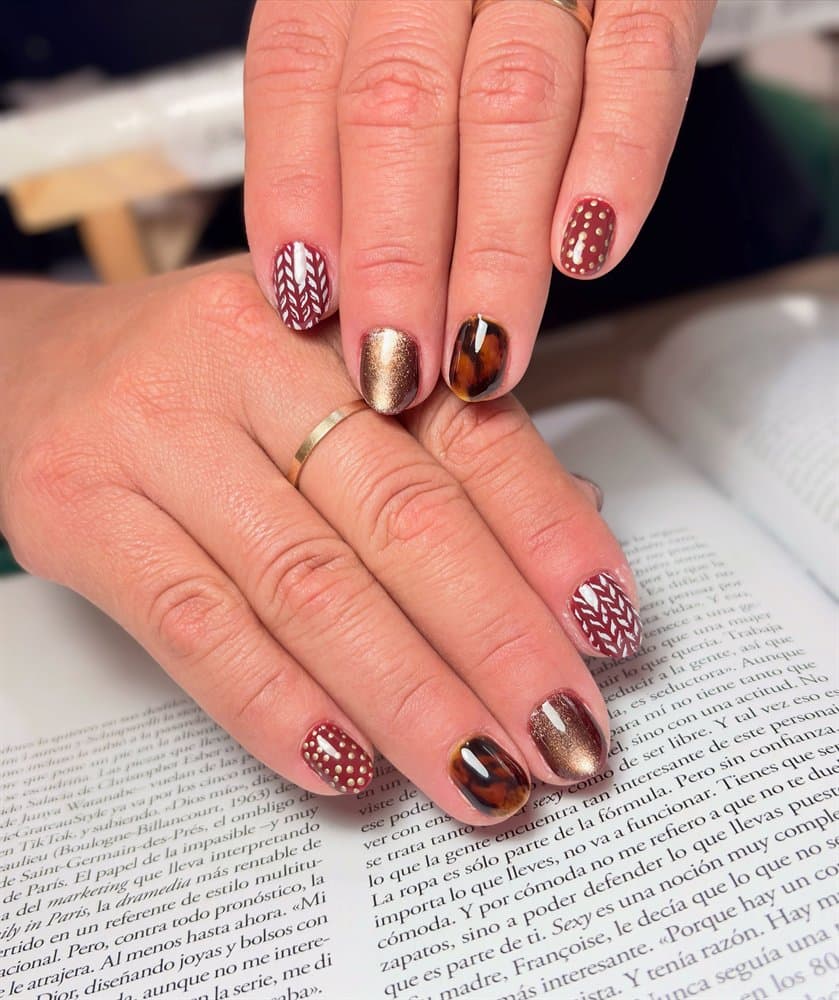 Trabajo de manicura en Bass Nails, Ourense